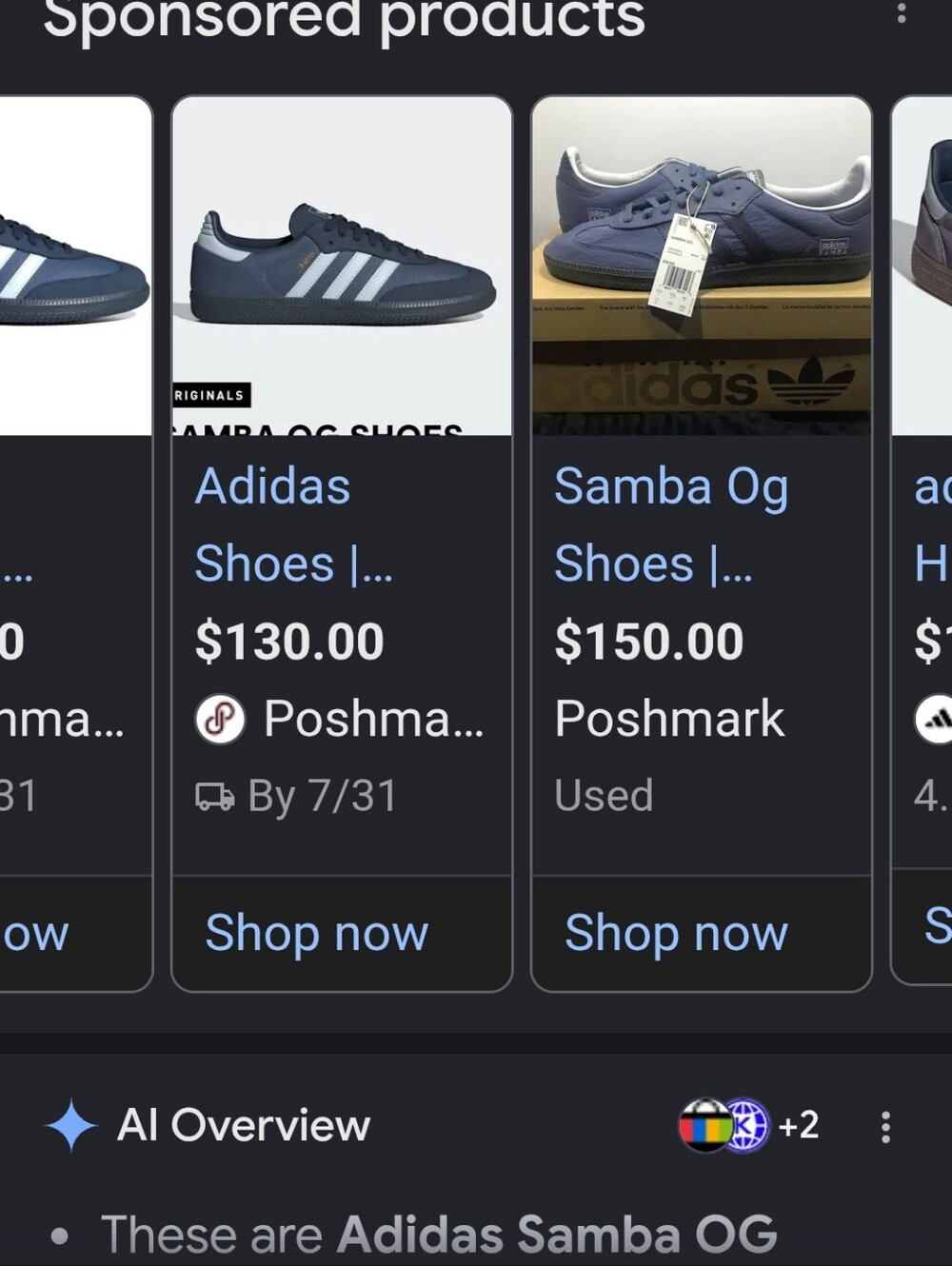 Adidas Samba OG Sneakers reflective nylon upper mens size 12.5 - Picture 14 of 15